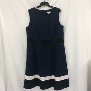 Calvin Klein Navy blue and black dress